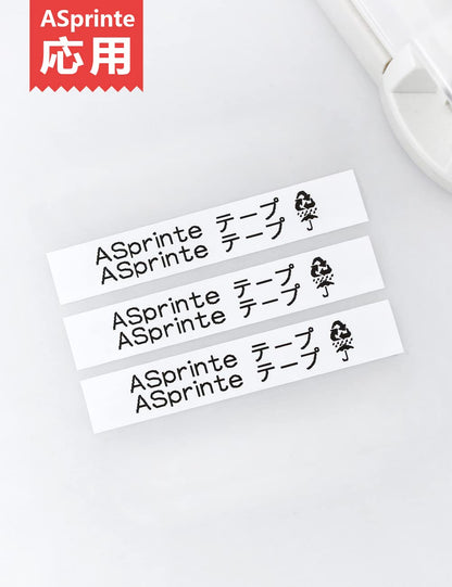 3個 12mm 白地黒文字 ES12K と互換性のある キングジム テプラ テープ カートリッジ Kingjim tepra用 (SS12K) 8M SR-R980 SR-R680 SR370 SR-MK1 テプラPRO全機種対応 ASprinte