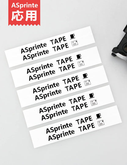 9mm 白地黒文字 ラミネート Pタッチテープカートリッジ TZe-221 TZe221 ラベルライターPT-190 PT-J100 PT-P300BT用 8M 5個セット,ブラザーBrotherと互換性のある ピータッチP-Touch用