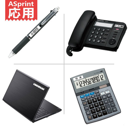 1個 6mm 白地黒文字 ES6K と互換性のある キングジム テプラ テープ カートリッジ テプラPRO Kingjim tepra用 (SS6K) 8M ASprinte