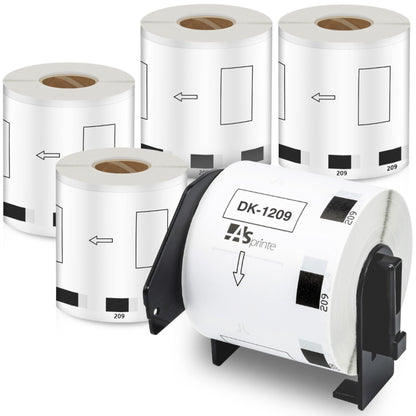 食品表示用検体ラベル 62mm x 29mm DK-1209 DK 1209 800枚/巻 感熱ステッカー紙 ラベルプリンター QL-800 QL-820NWB QL-700 QL-550 QL-720NW QL-650TD 5ロールセット,ブラザーBrotherと互換性のある DKラベル 合計4000枚