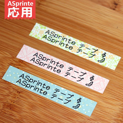 12mm マット 互換 キングジム テプラ ダマスク/ピンク スター/ブルー ボタニカル/オレンジ テープカートリッジ マットラベル 3個セット ASprinte